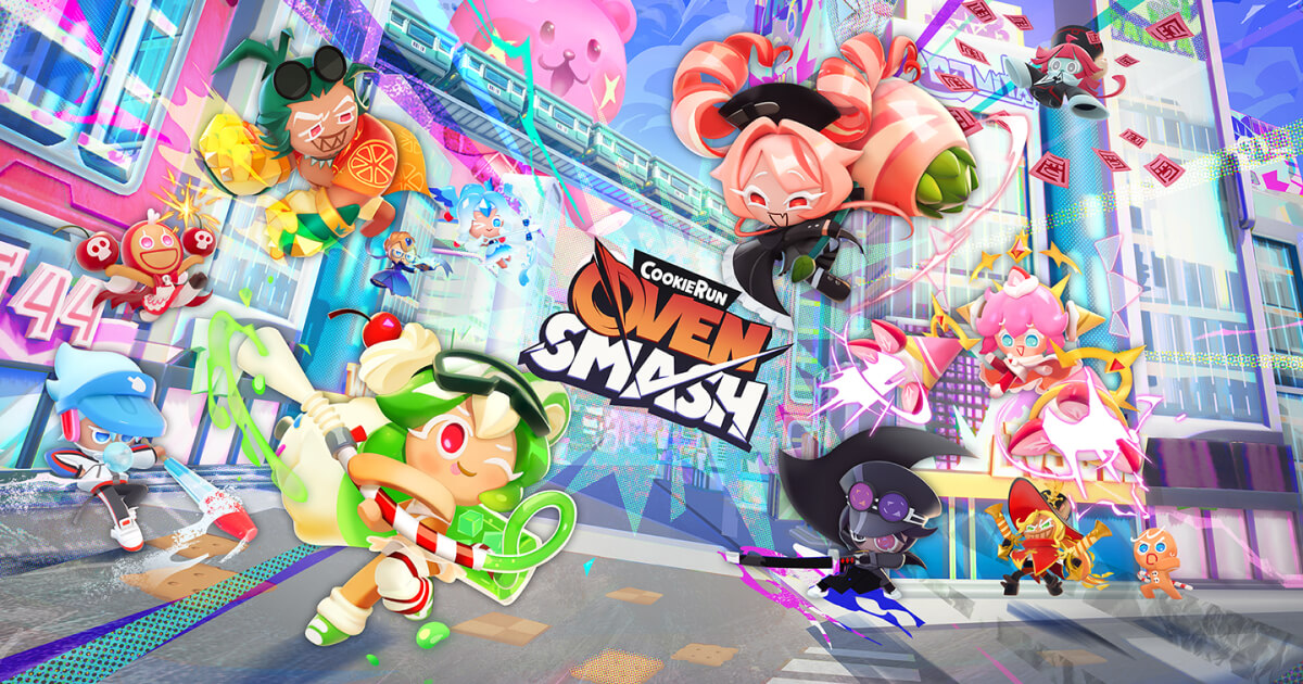 쿠키런 오븐스매시 공식 키아트 - 플래터시티 배틀 액션